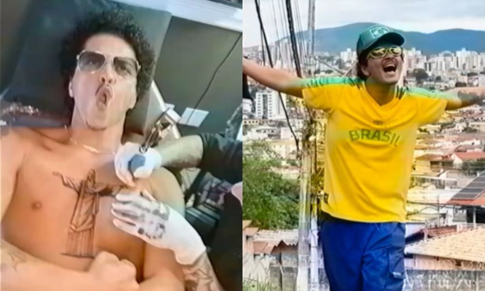 Bruno Mars se despede do Brasil com vídeo de agradecimento: ‘Nunca mais serei o mesmo’